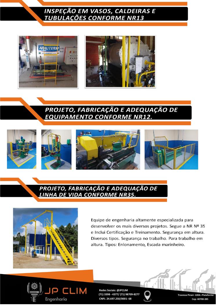 Inspeções técnicas industriais