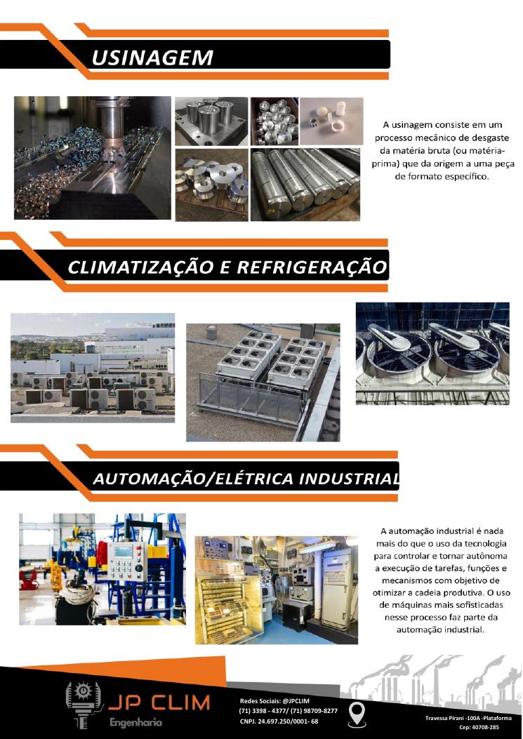 Serviços de usinagem